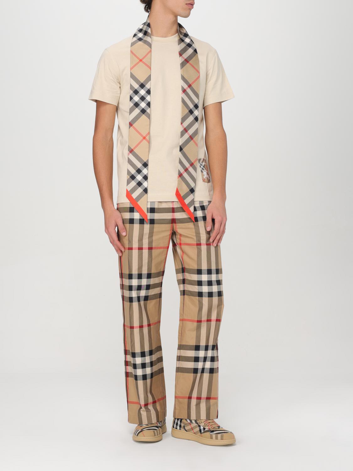 BURBERRY FULAR: Bufanda hombre Burberry, Arena - Img 4