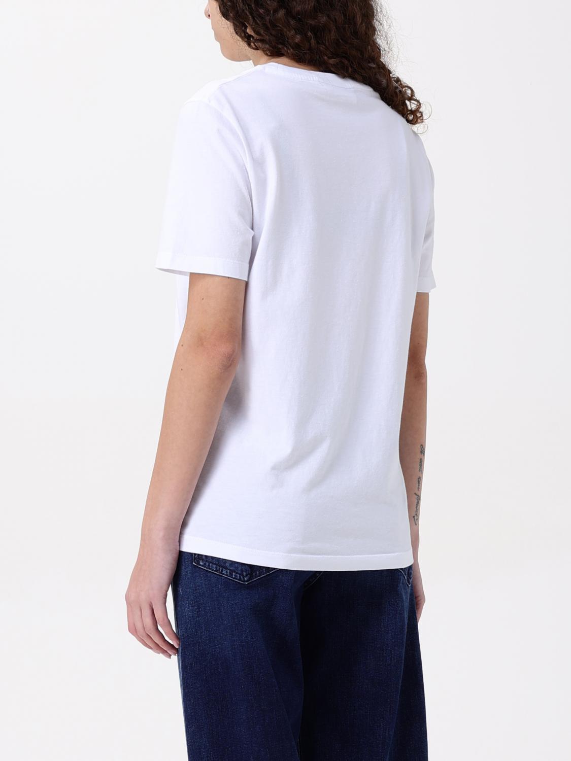 MAISON KITSUNÉ T-SHIRT: T-shirt woman Maison KitsunÉ, White - Img 2