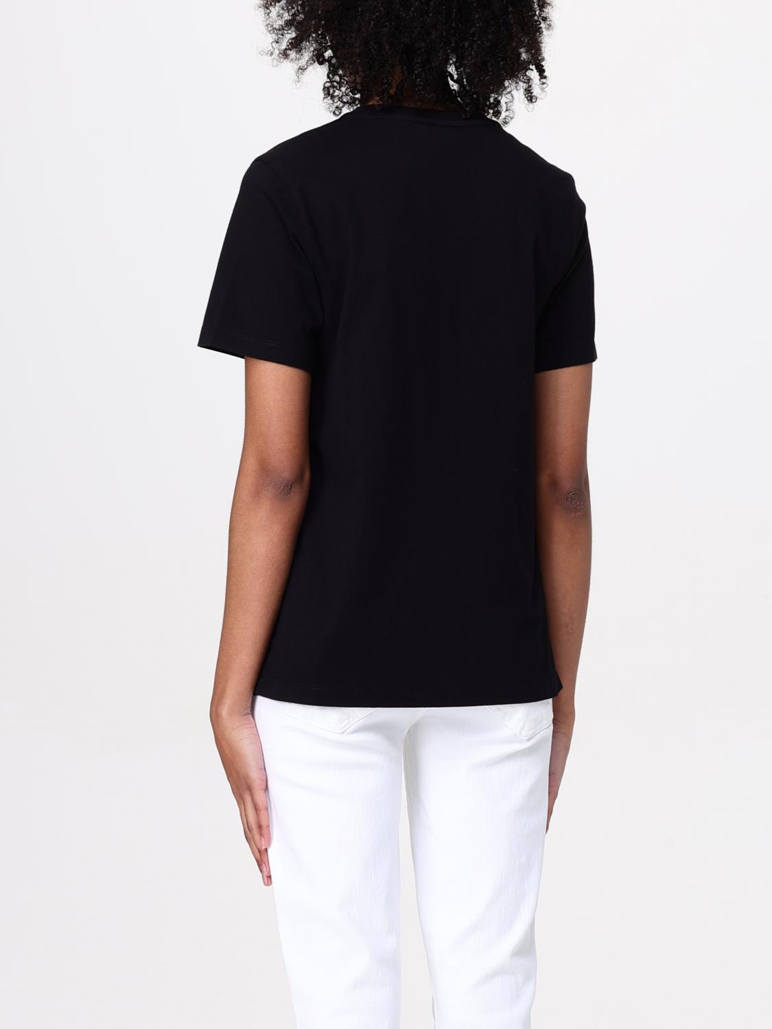 MAISON KITSUNÉ T-SHIRT: T-shirt woman Maison KitsunÉ, Black - Img 2