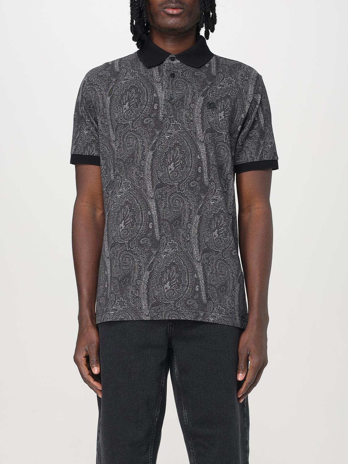 ETRO POLO SHIRT: Polo shirt men Etro, Black - Img 1