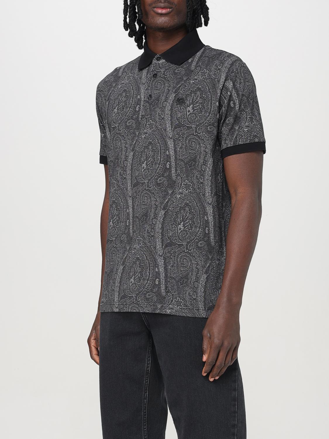 ETRO POLO SHIRT: Polo shirt men Etro, Black - Img 4