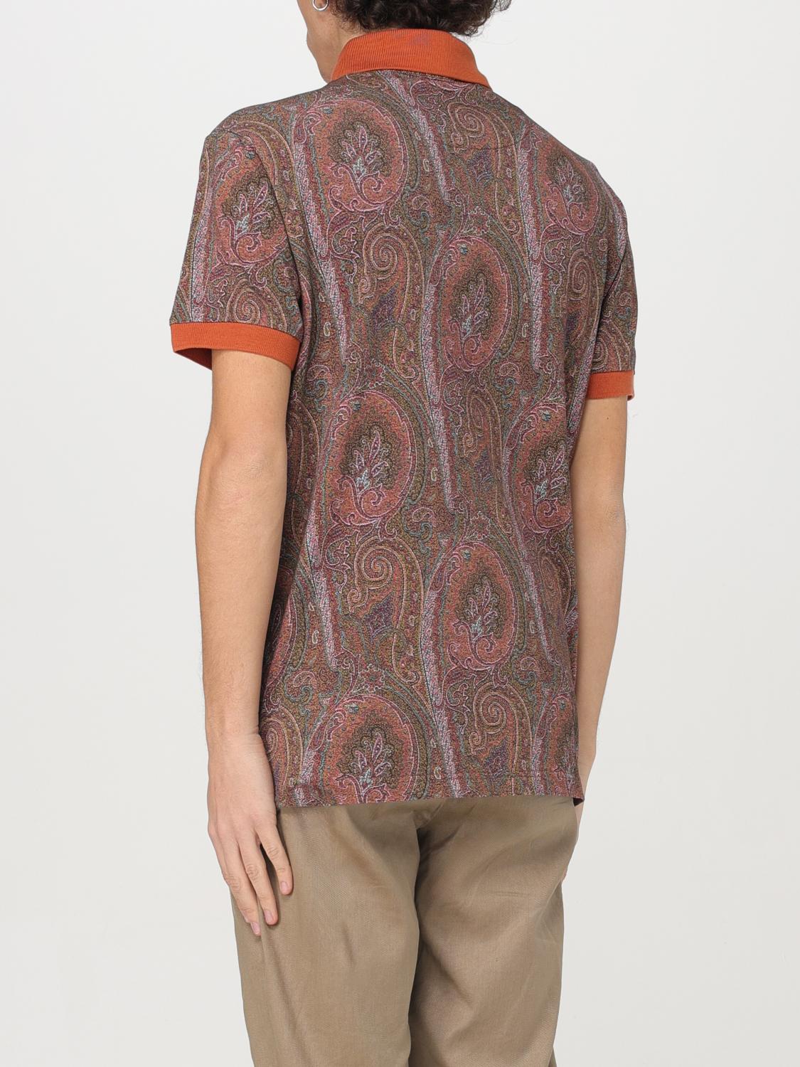 ETRO POLO SHIRT: Polo shirt men Etro, Red - Img 3