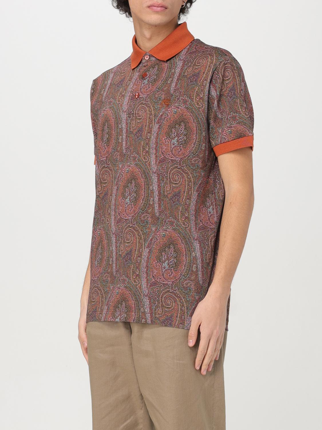 ETRO POLO SHIRT: Polo shirt men Etro, Red - Img 4