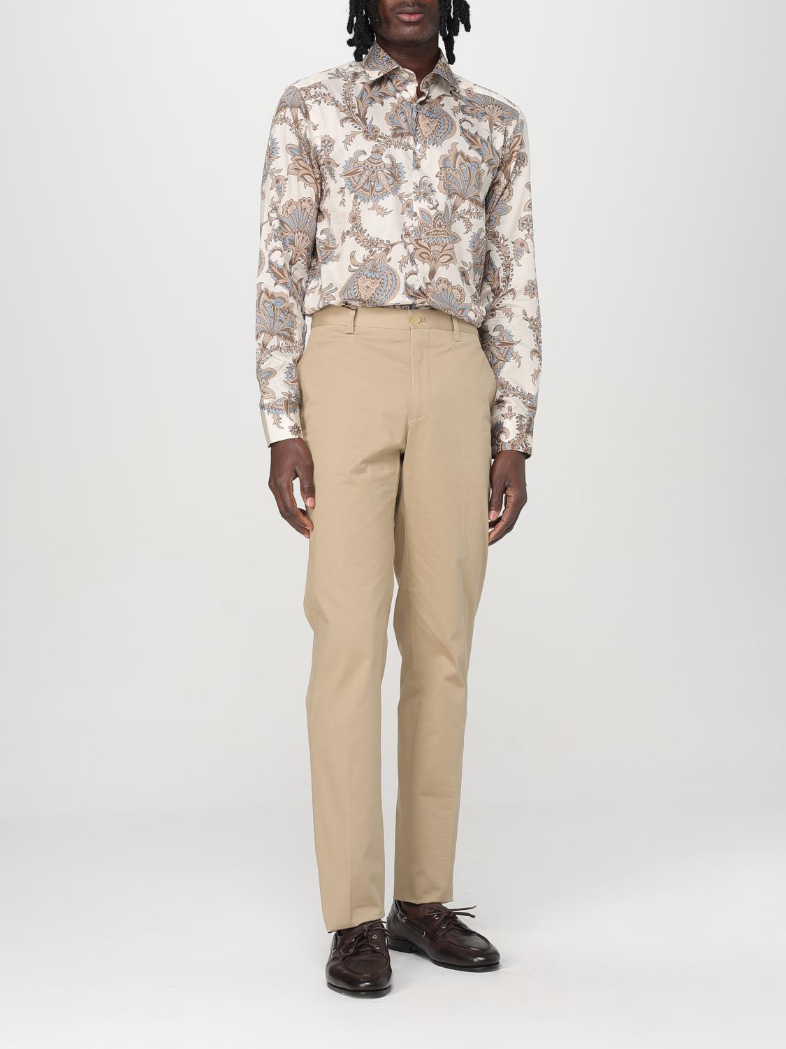 ETRO PANTS: Pants men Etro, Beige - Img 2