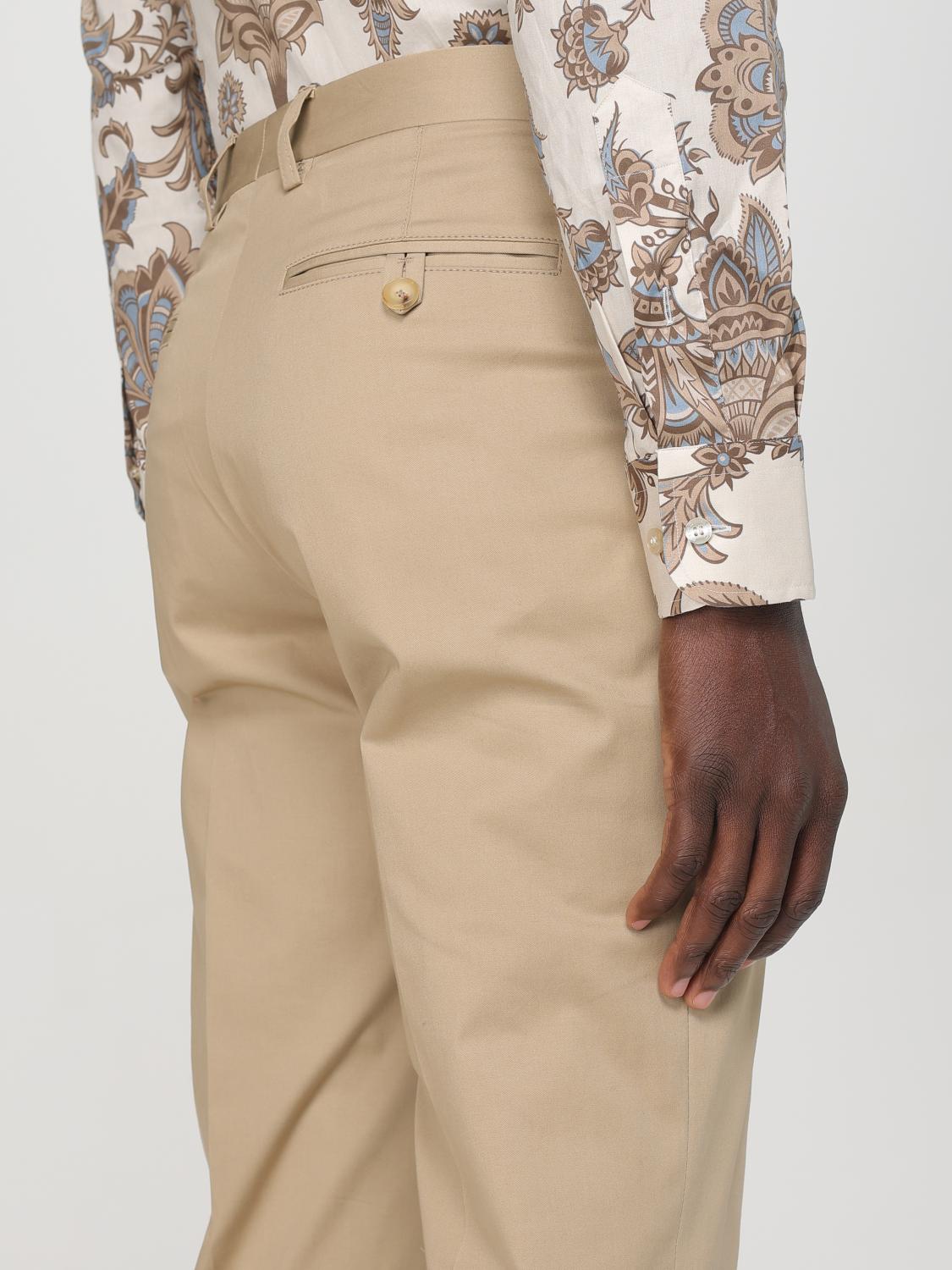 ETRO PANTS: Pants men Etro, Beige - Img 5