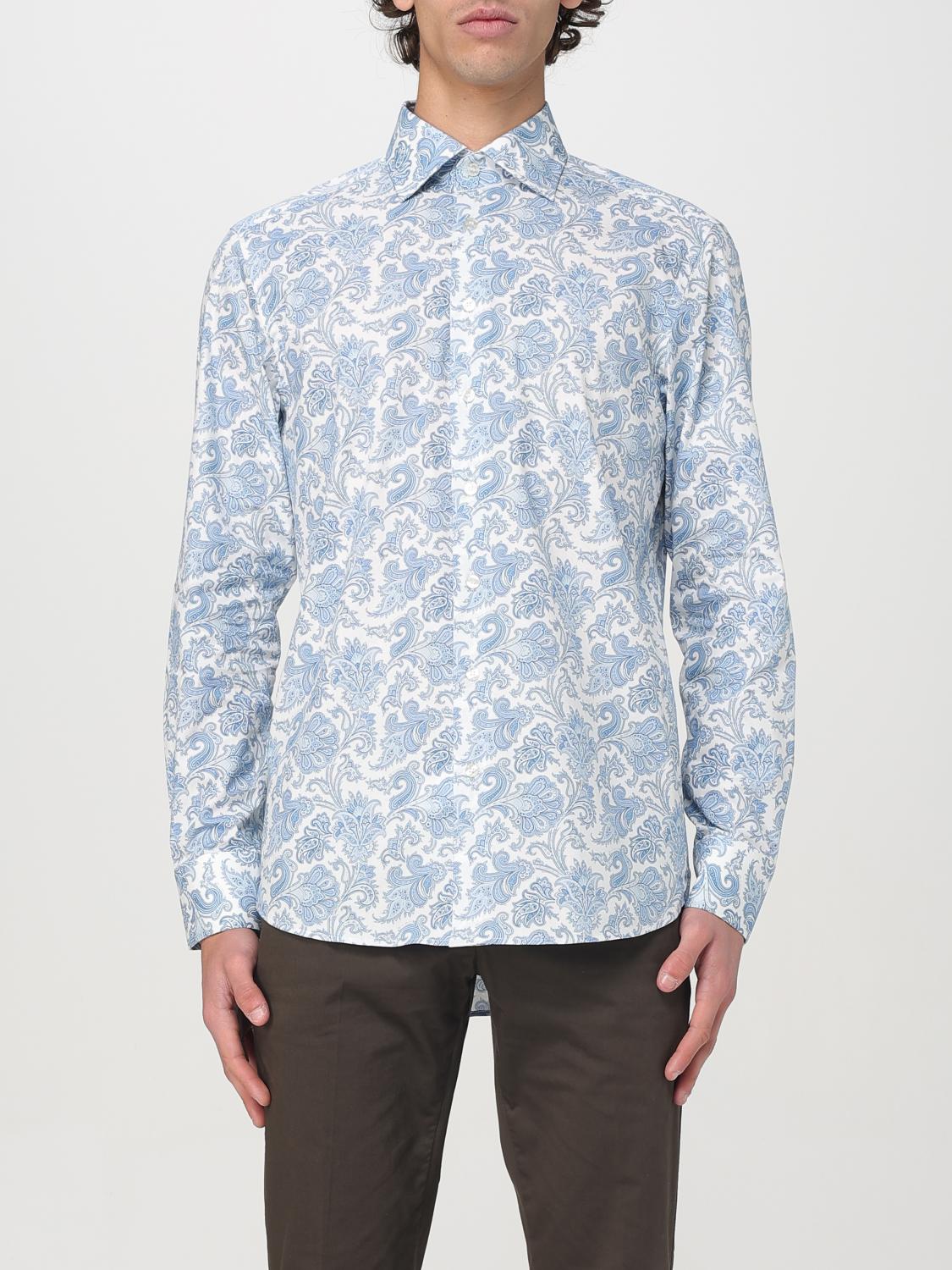 ETRO SHIRT: Shirt men Etro, Gnawed Blue - Img 1