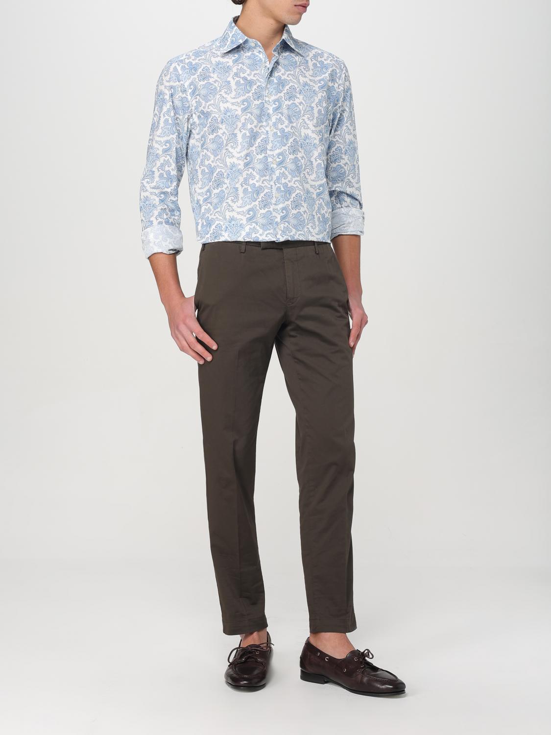 ETRO SHIRT: Shirt men Etro, Gnawed Blue - Img 2