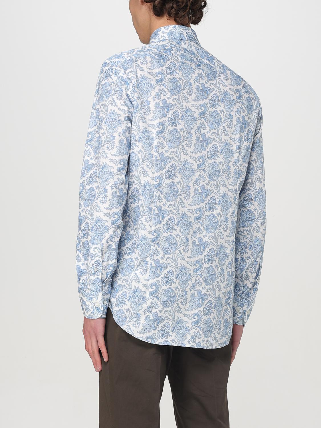 ETRO SHIRT: Shirt men Etro, Gnawed Blue - Img 3