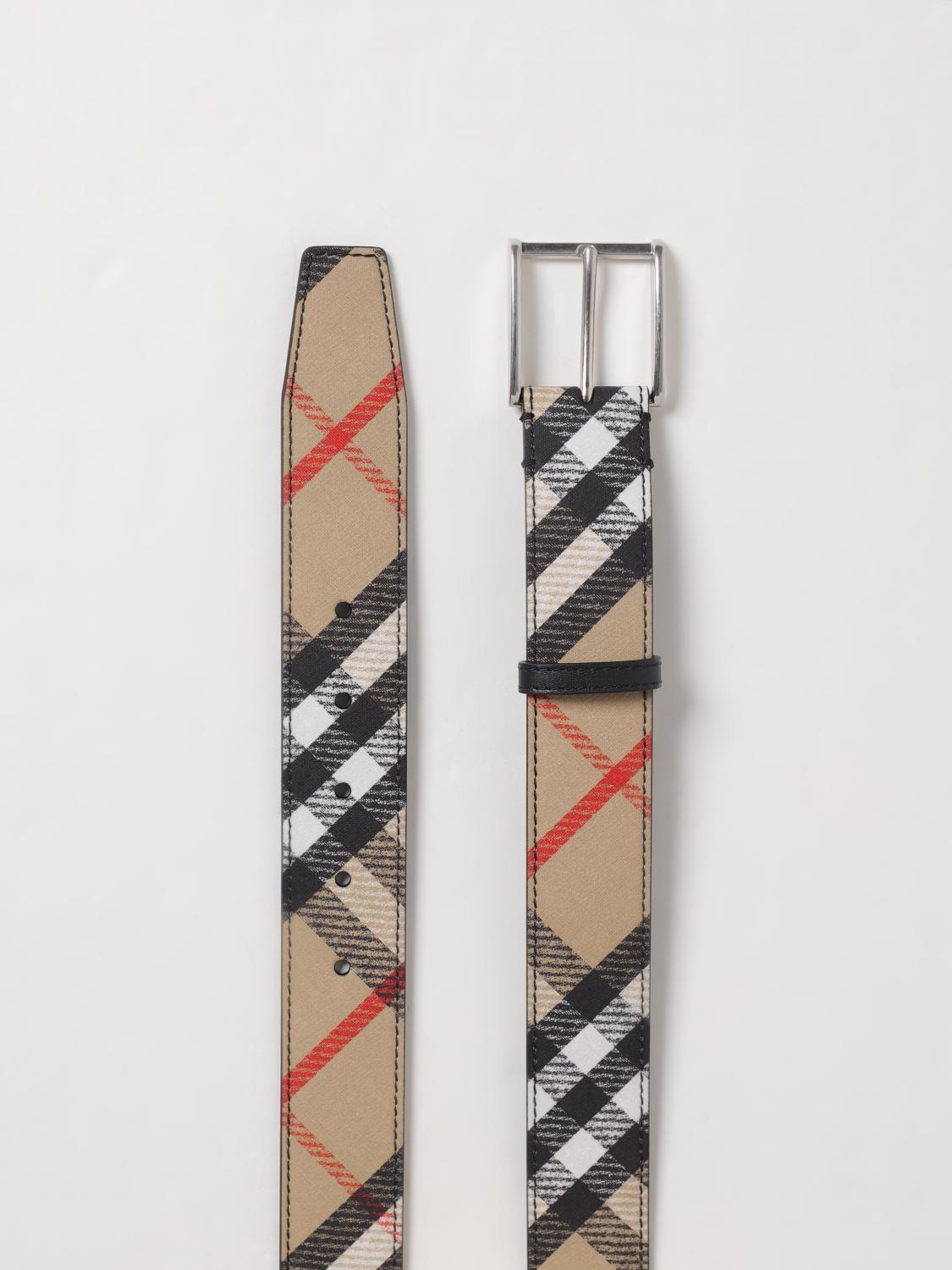 BURBERRY BELT: Belt men Burberry, Earth - Img 2