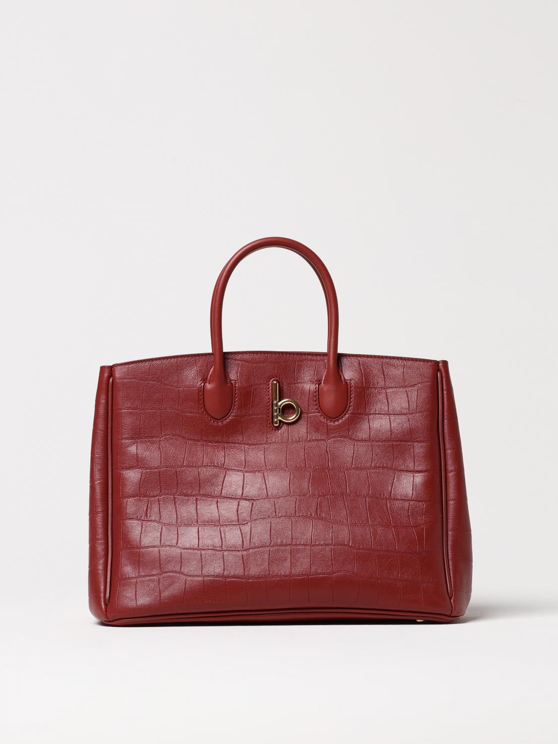 BURBERRY HANDBAG: Shoulder bag woman Burberry, Brick Red - Img 1