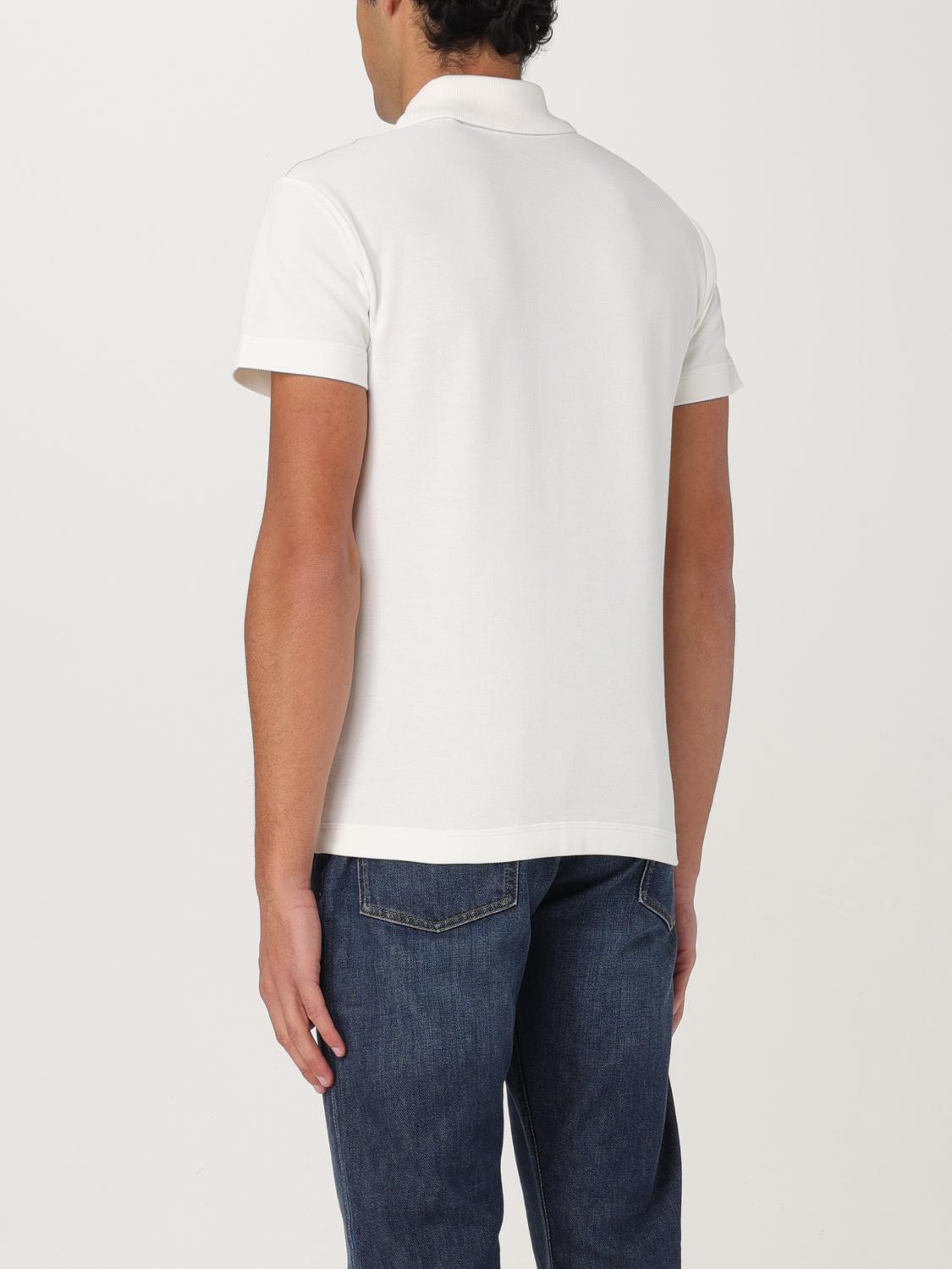 BURBERRY POLO SHIRT: Polo shirt men Burberry, Ivory - Img 3