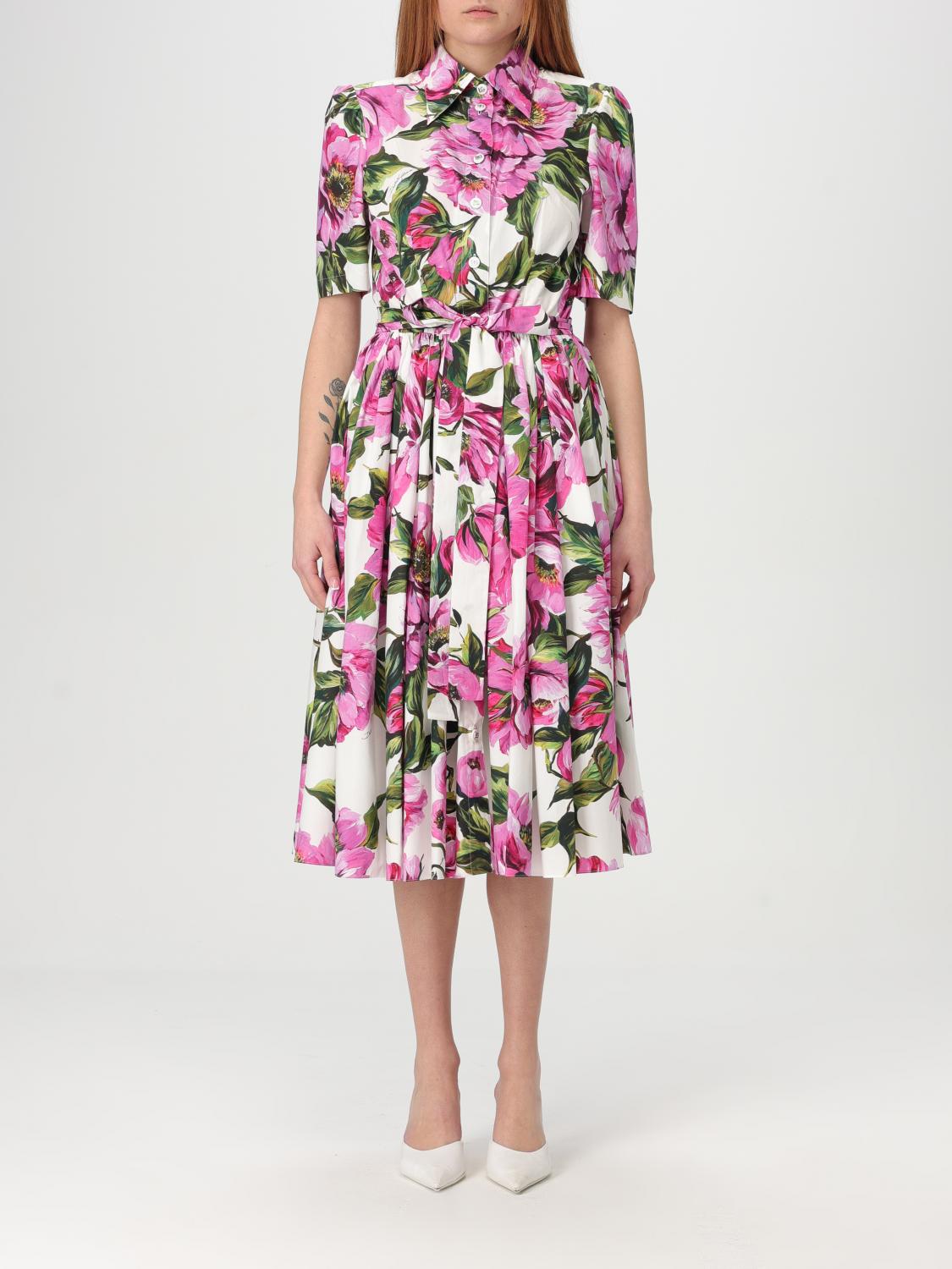 DOLCE & GABBANA DRESS: Dress woman Dolce & Gabbana, Peony - Img 1