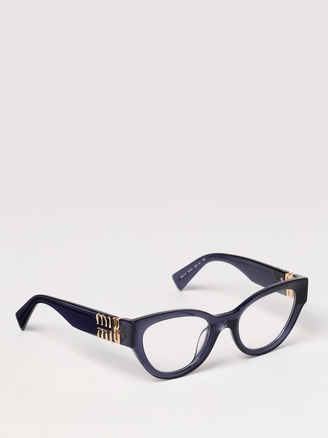 MIU MIU 안경테: 안경테 여성 Miu Miu, 블루 - Img 1