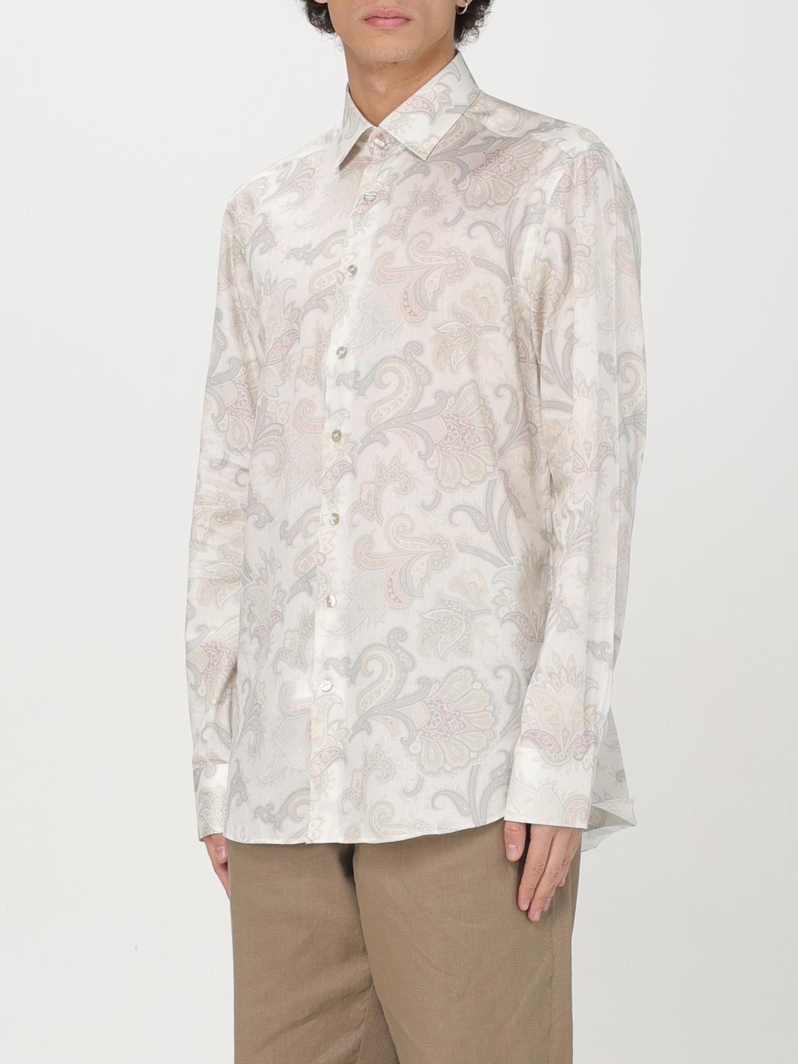 ETRO SHIRT: Shirt men Etro, White - Img 4