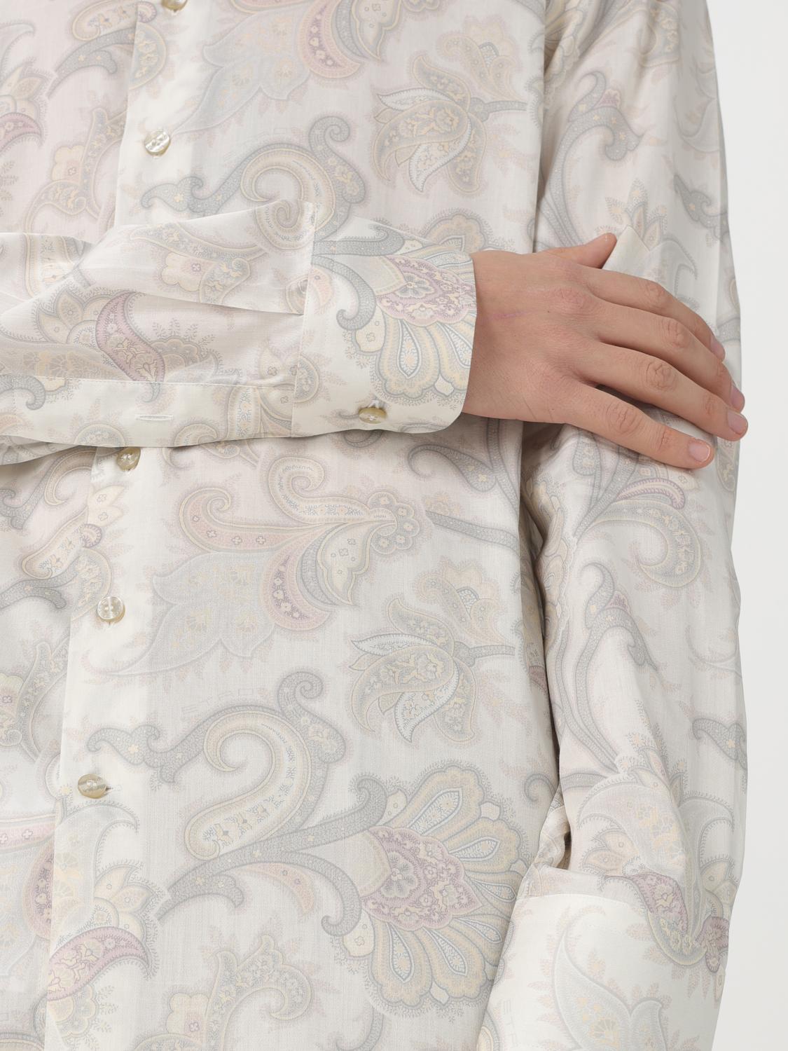 ETRO SHIRT: Shirt men Etro, White - Img 5