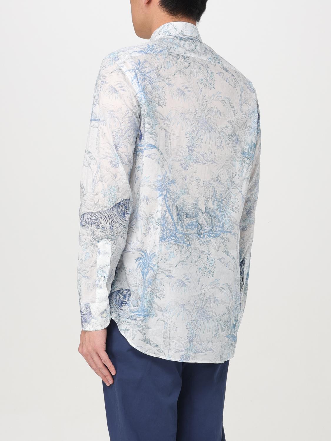 ETRO SHIRT: Shirt men Etro, Blue - Img 3