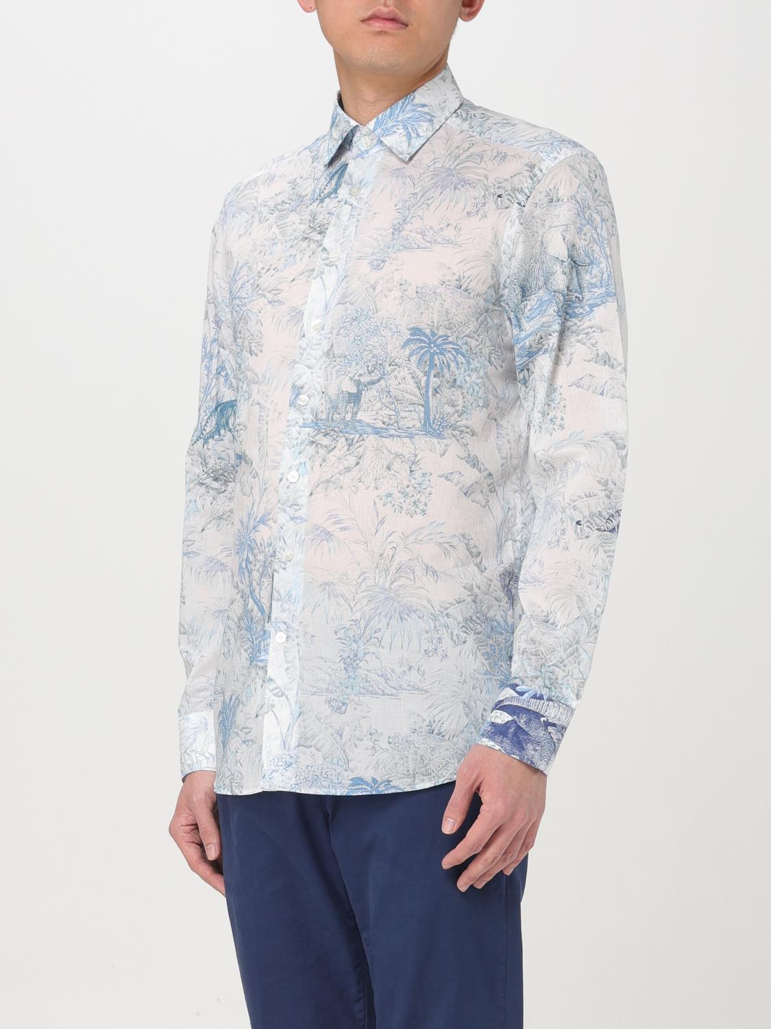 ETRO SHIRT: Shirt men Etro, Blue - Img 4