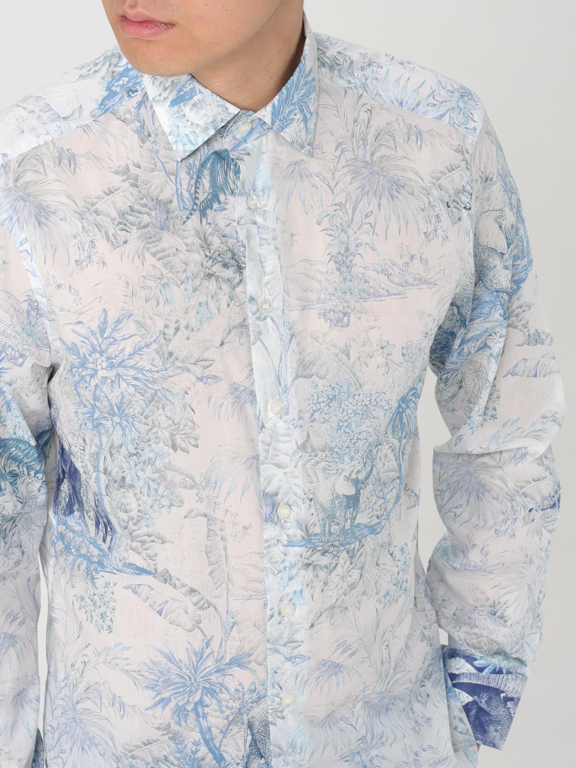 ETRO SHIRT: Shirt men Etro, Blue - Img 5