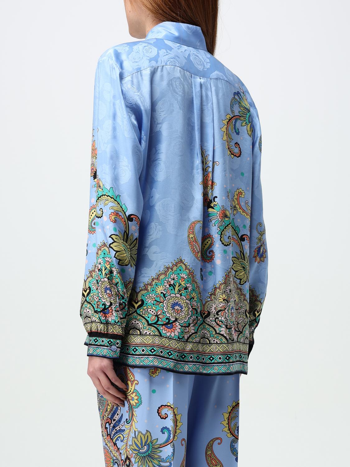 ETRO SHIRT: Shirt woman Etro, Blue - Img 3