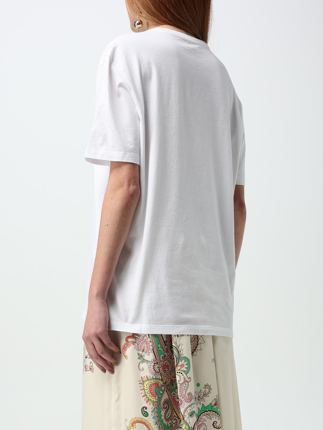 ETRO T-SHIRT: T-shirt Etro in cotone con logo , Bianco - Img 3