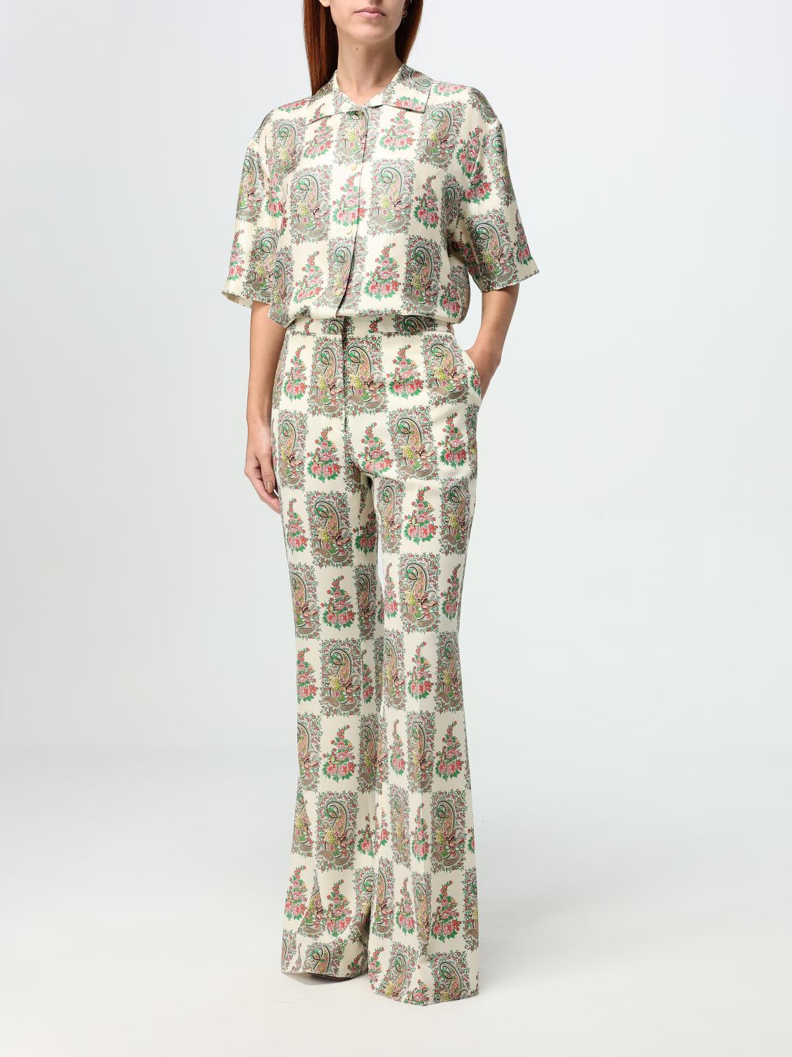 ETRO PANTS: Pants woman Etro, White - Img 2