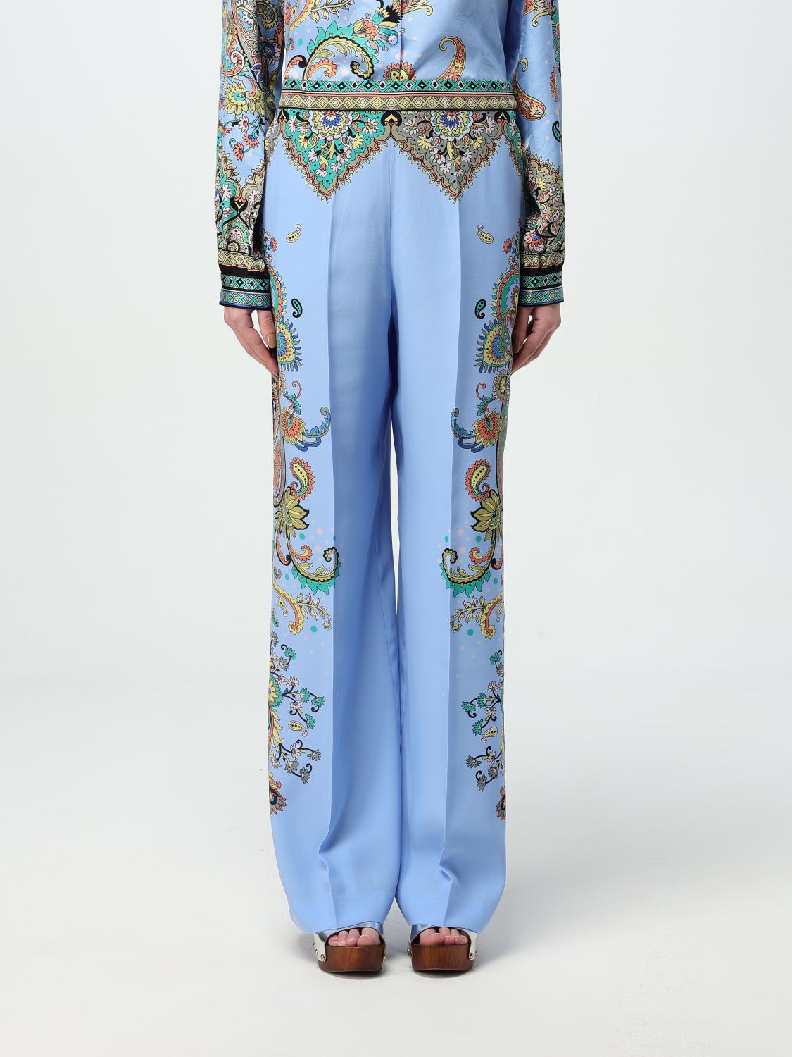 ETRO PANTS: Pants woman Etro, Blue - Img 1