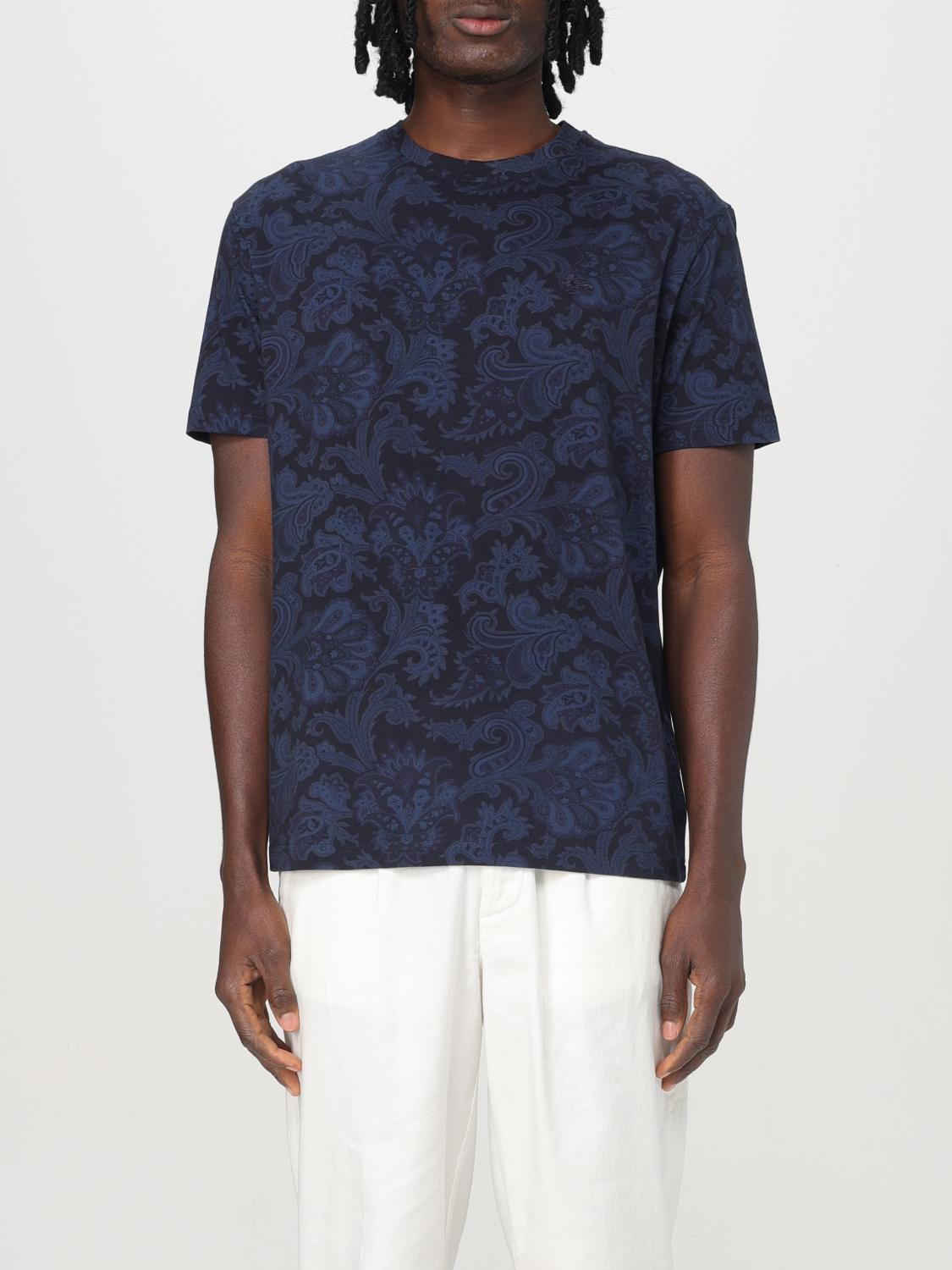 ETRO T-SHIRT: T-shirt men Etro, Blue - Img 1