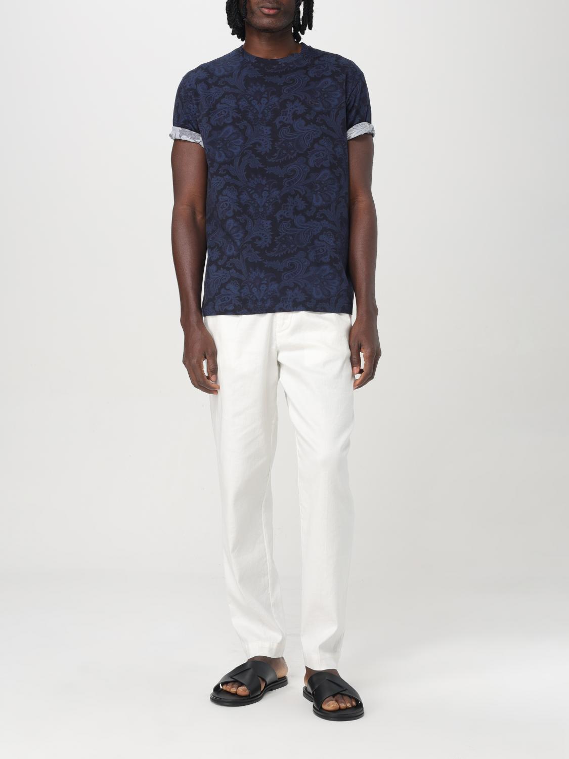 ETRO T-SHIRT: T-shirt men Etro, Blue - Img 2