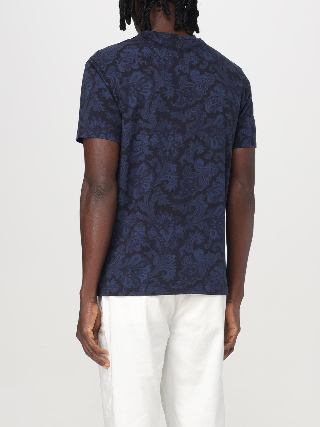 ETRO T-SHIRT: T-shirt men Etro, Blue - Img 3