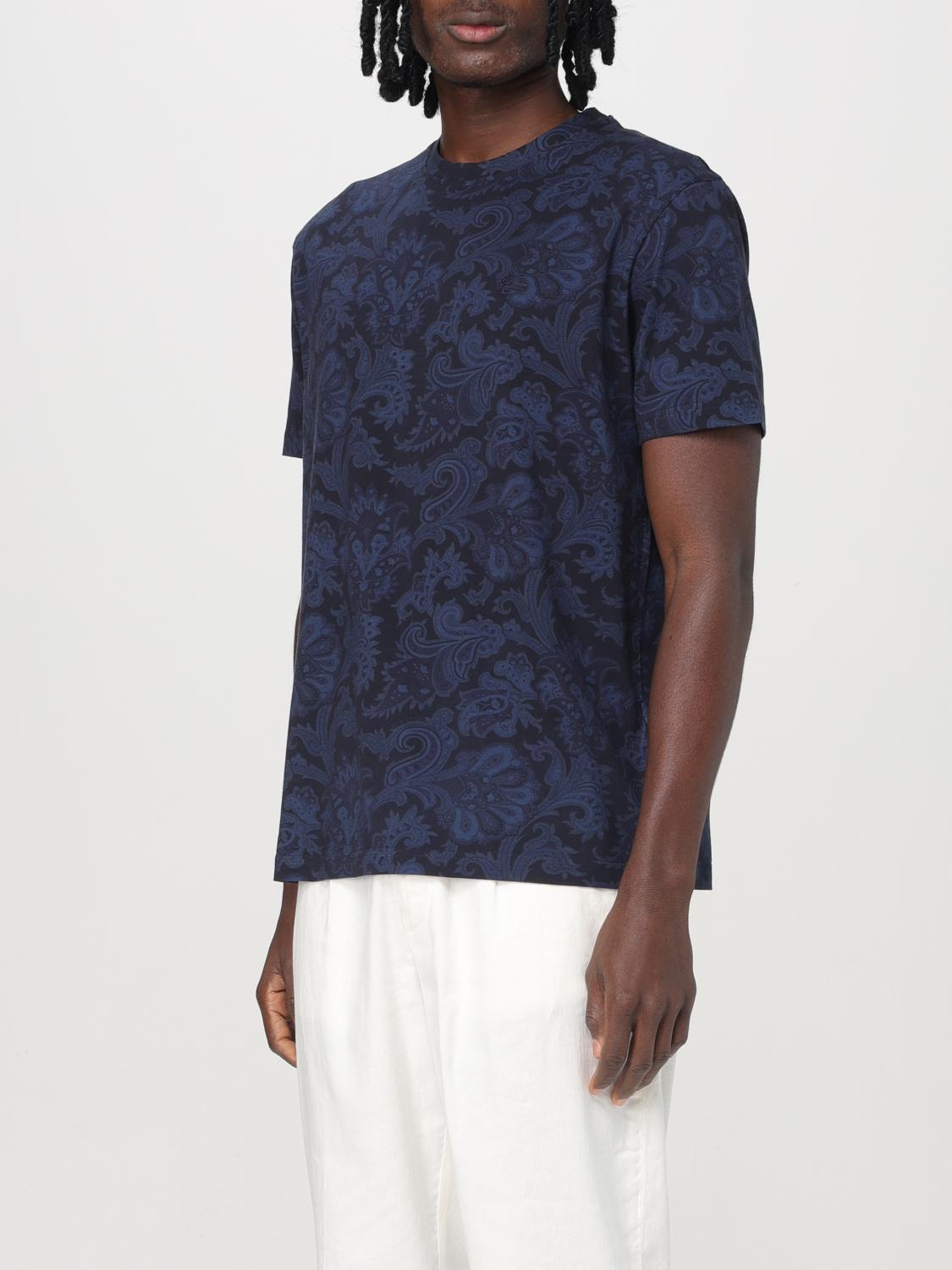 ETRO T-SHIRT: T-shirt men Etro, Blue - Img 4