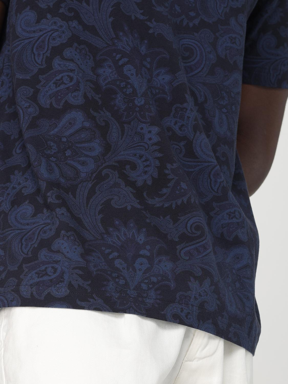 ETRO T-SHIRT: T-shirt men Etro, Blue - Img 5