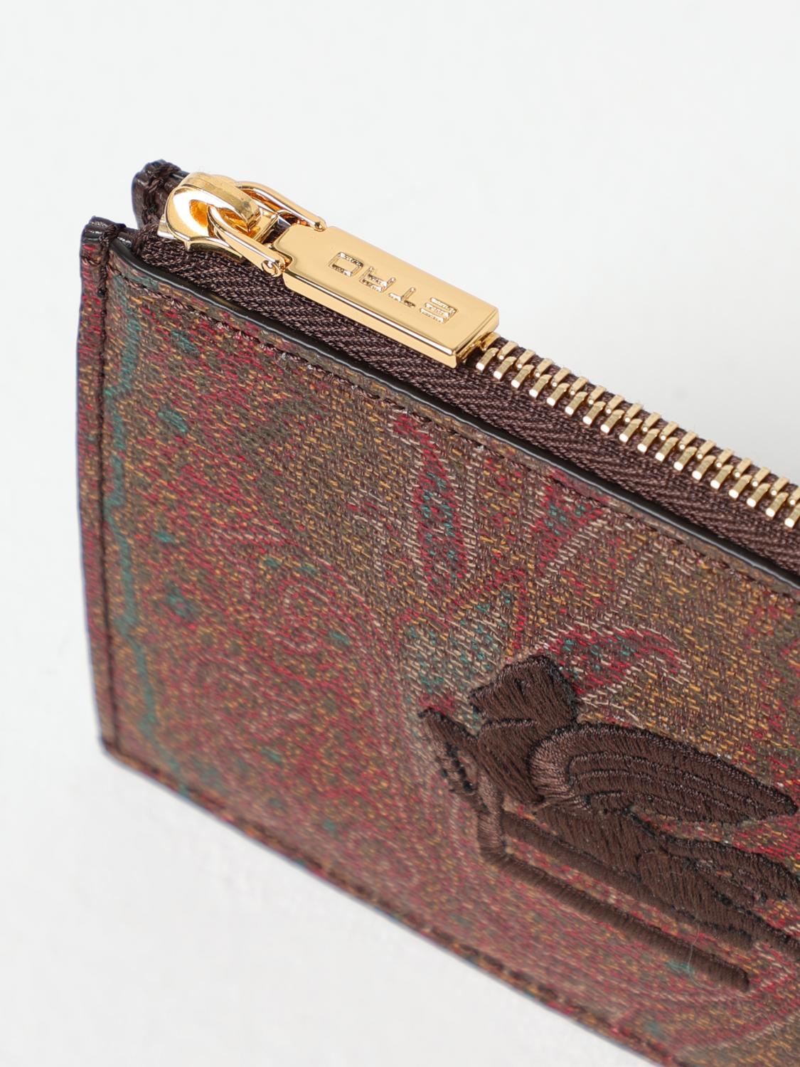 ETRO WALLET: Wallet woman Etro, Brown - Img 3