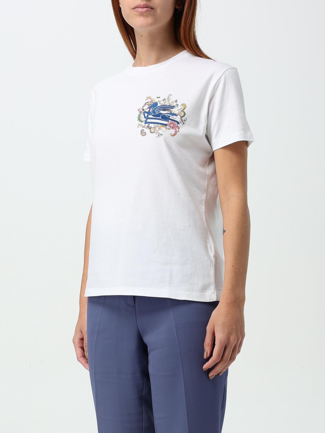 ETRO T-SHIRT: T-shirt woman Etro, White - Img 4