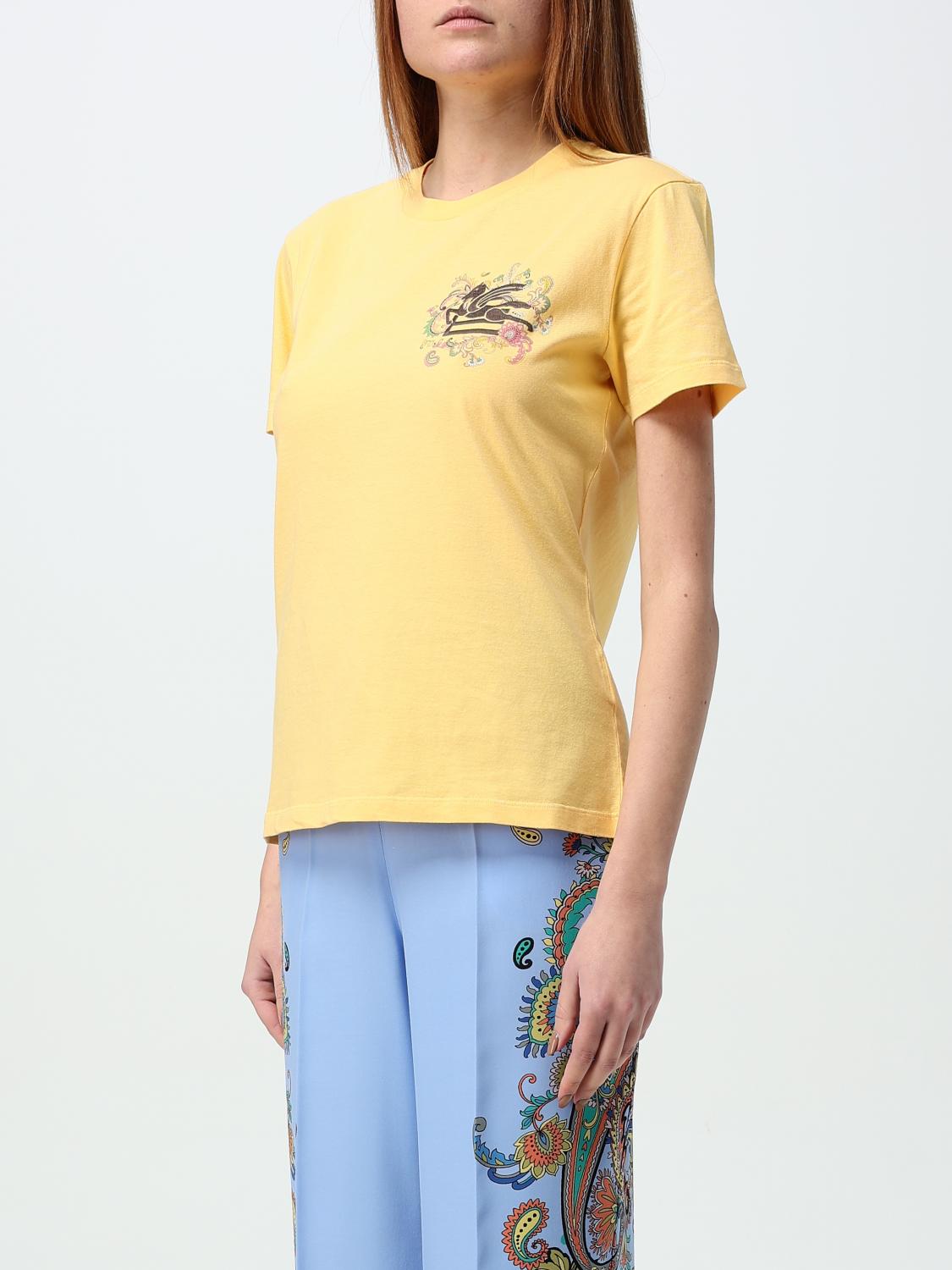 ETRO T-SHIRT: T-shirt woman Etro, Yellow - Img 4