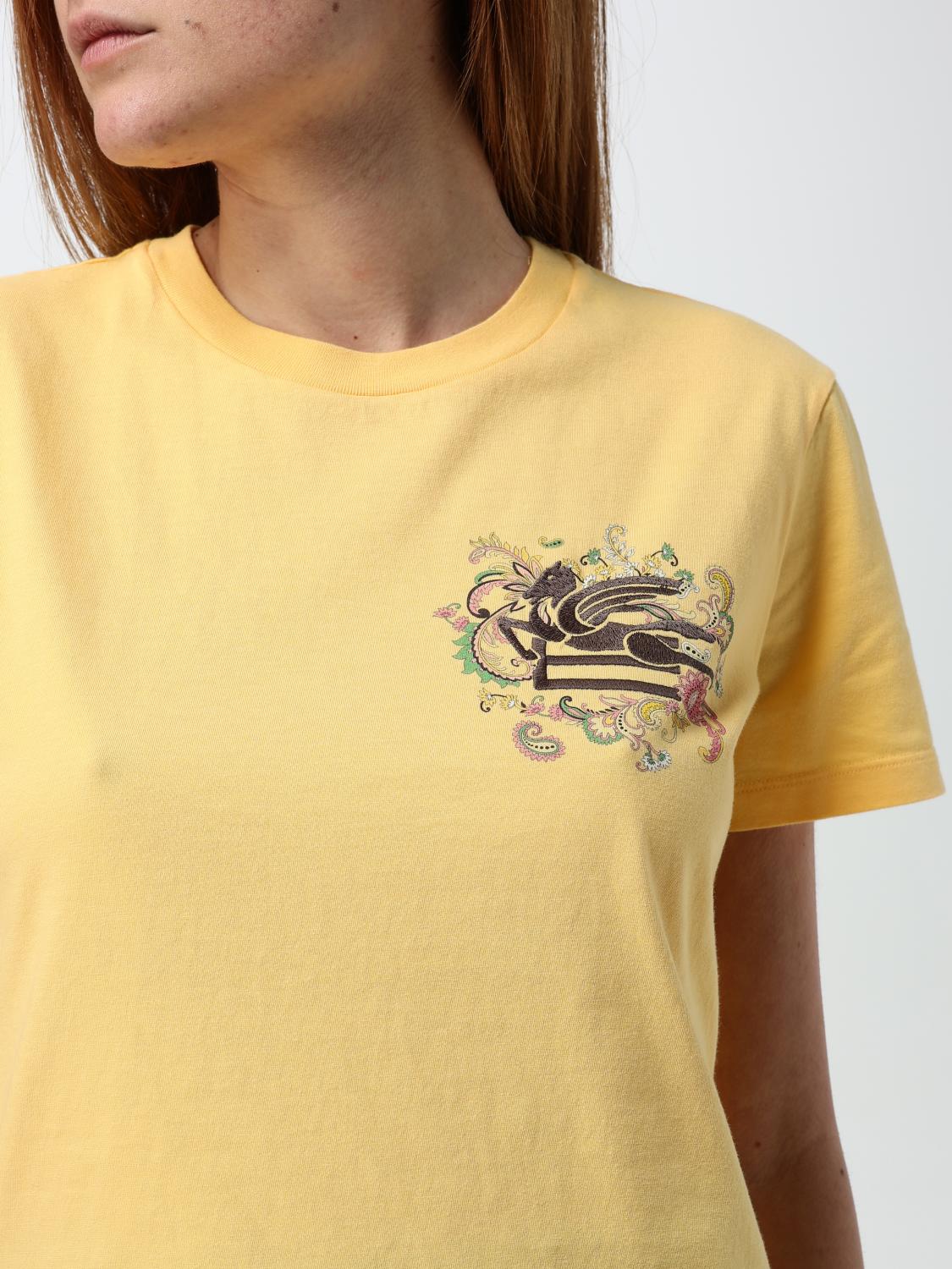 ETRO T-SHIRT: T-shirt woman Etro, Yellow - Img 5