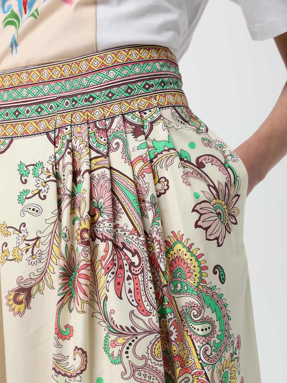 ETRO GONNA: Gonna donna Etro, Bianco - Img 5