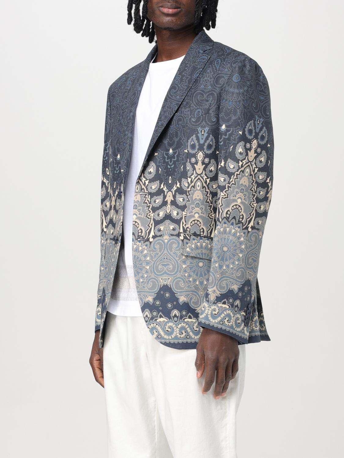 ETRO JACKE: Jacke herren Etro, Blau - Img 3