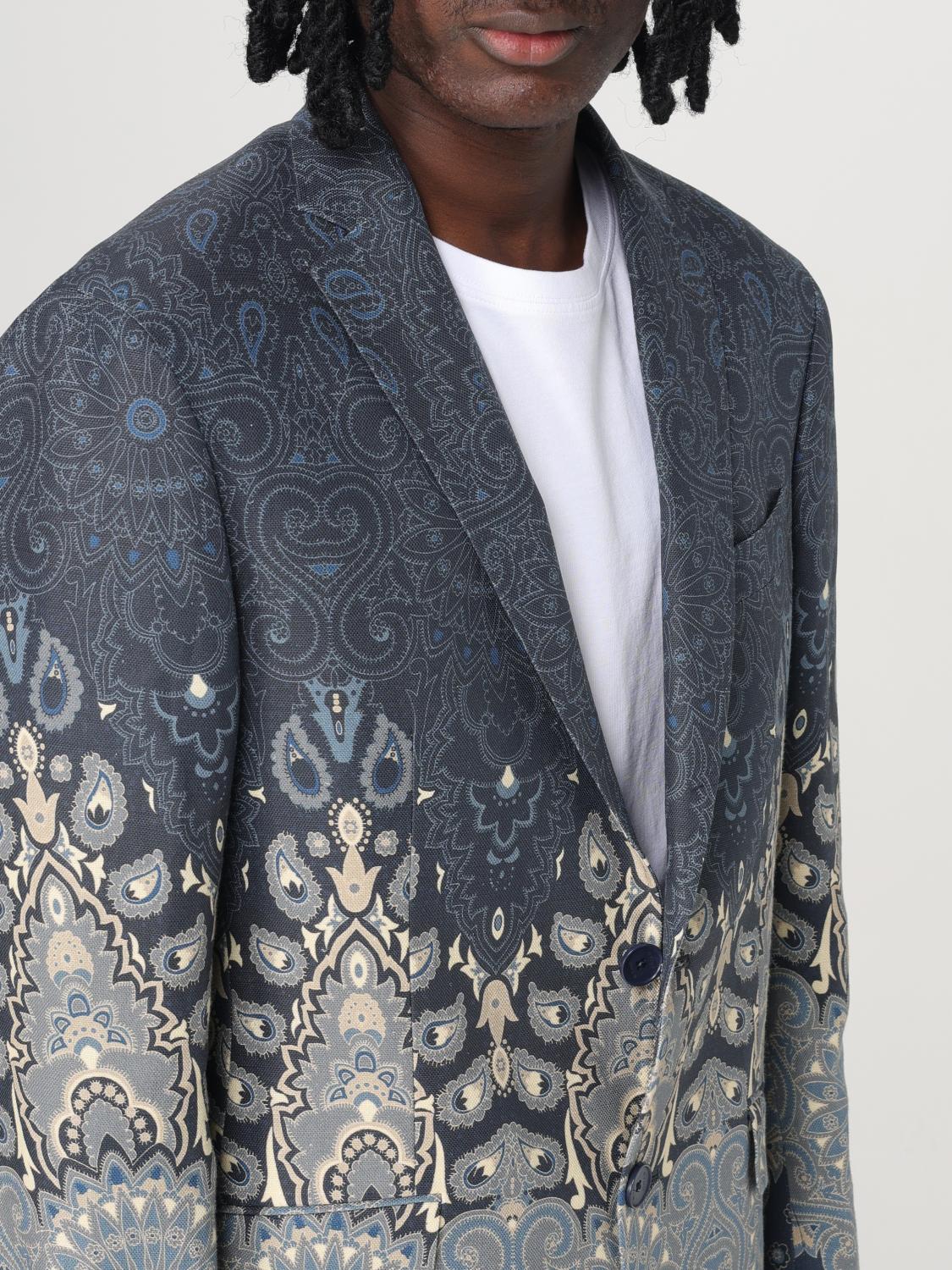 ETRO JACKE: Jacke herren Etro, Blau - Img 4