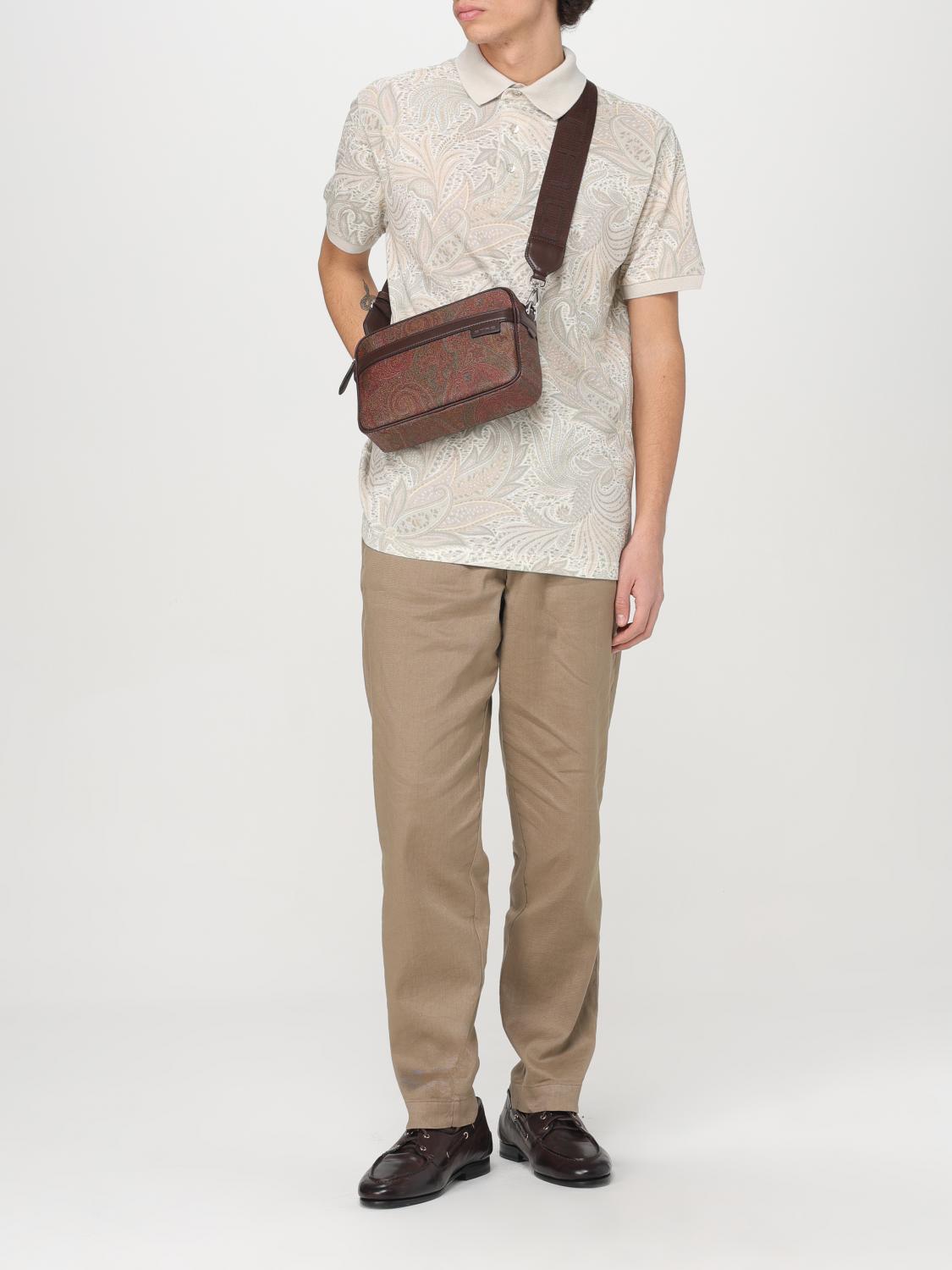 ETRO SHOULDER BAG: Bags men Etro, Brown - Img 2