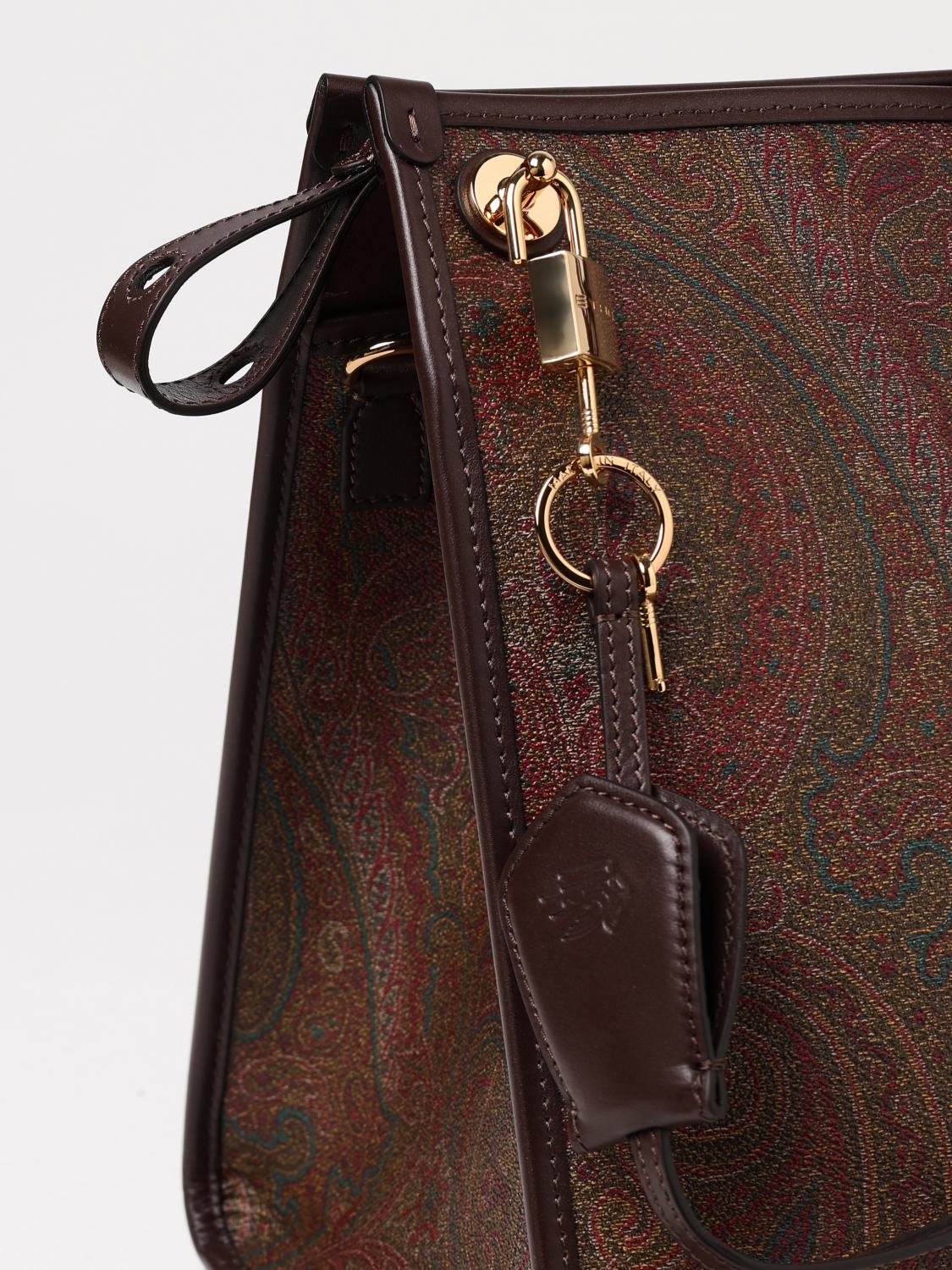 ETRO SHOULDER BAG: Bags men Etro, Brown - Img 4