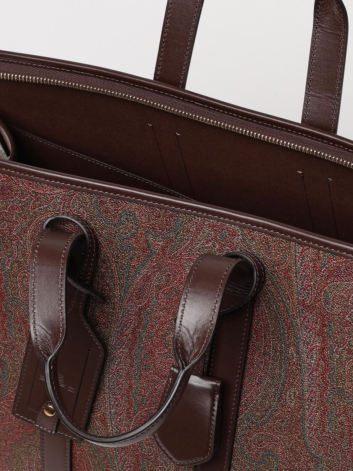 ETRO TRAVEL BAG: Bags men Etro, Brown - Img 5