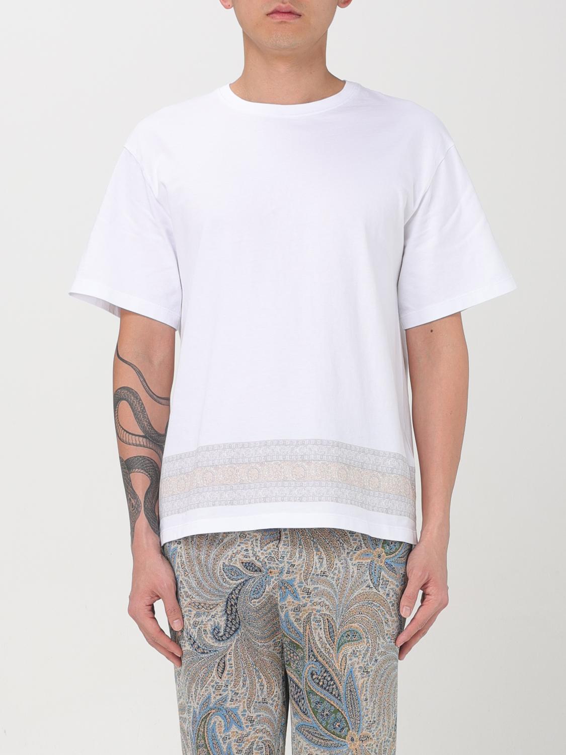 ETRO T-SHIRT: T-shirt Etro in cotone , Bianco - Img 1