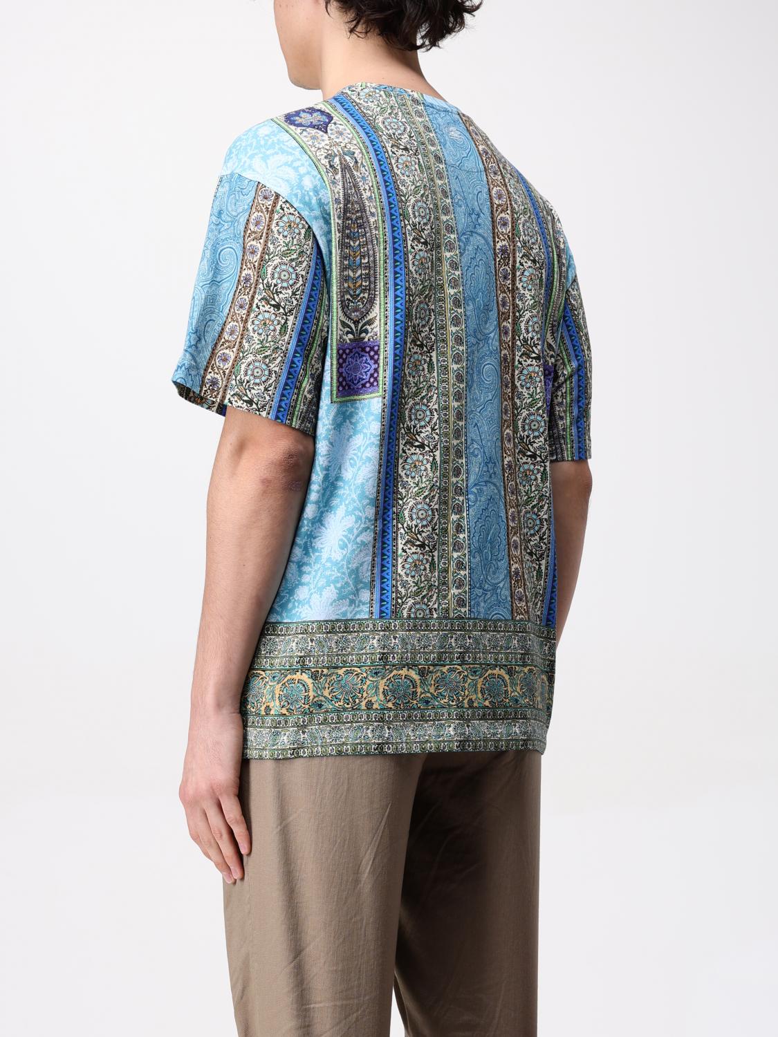 ETRO CAMISETA: Camiseta hombre Etro, Azul Oscuro - Img 3