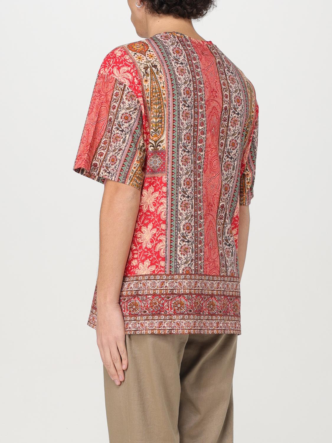 ETRO T-SHIRT: T-shirt men Etro, Red - Img 3