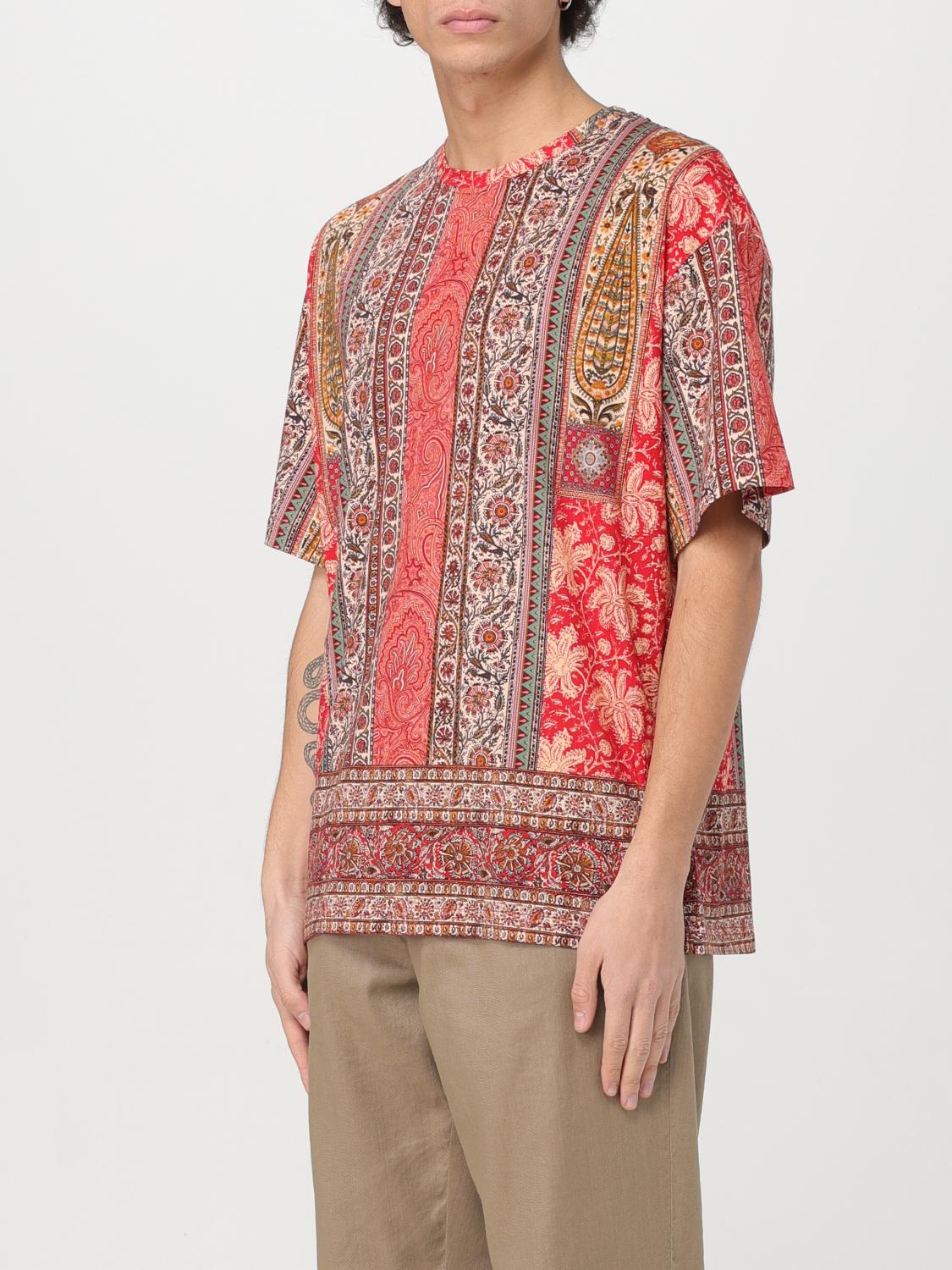 ETRO T-SHIRT: T-shirt men Etro, Red - Img 4