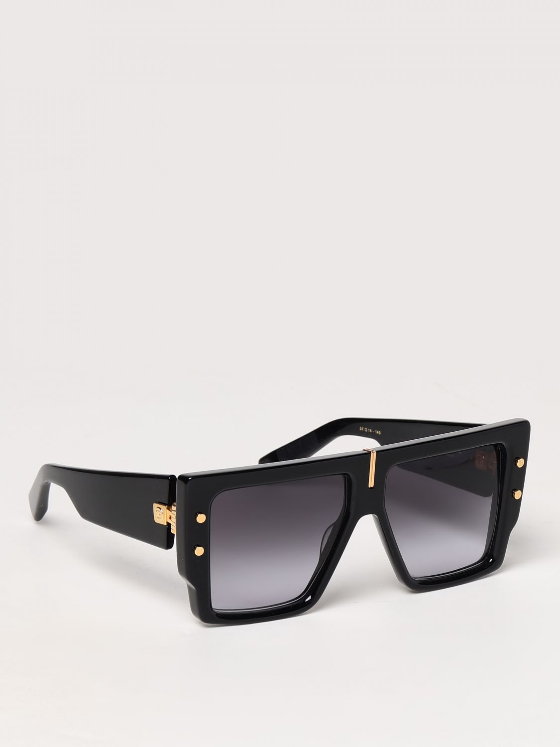 BALMAIN SUNGLASSES: Sunglasses men Balmain, Black - Img 1