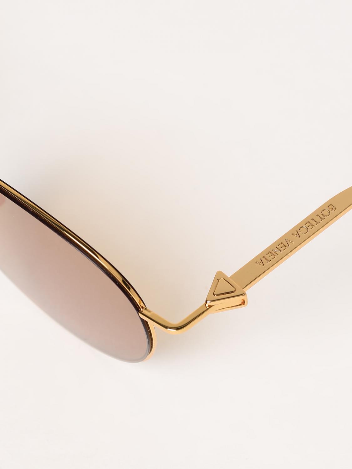 BOTTEGA VENETA SUNGLASSES: Optical frames men Bottega Veneta, Gold - Img 4