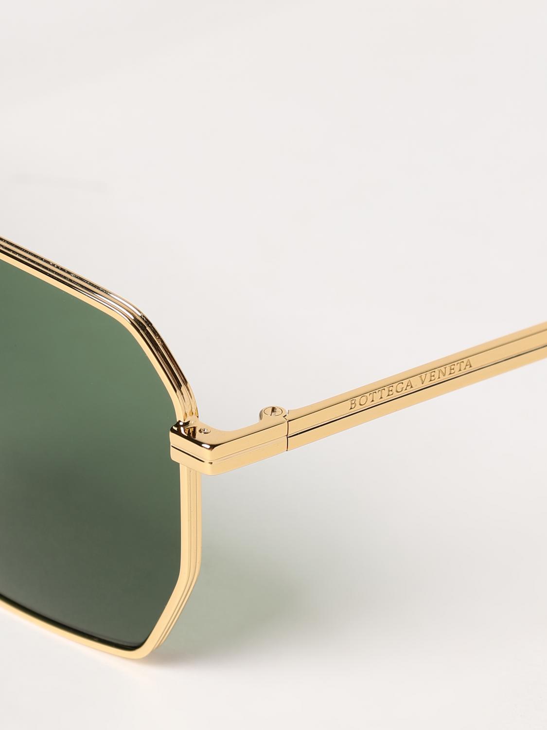 BOTTEGA VENETA SUNGLASSES: Sunglasses men Bottega Veneta, Gold - Img 4