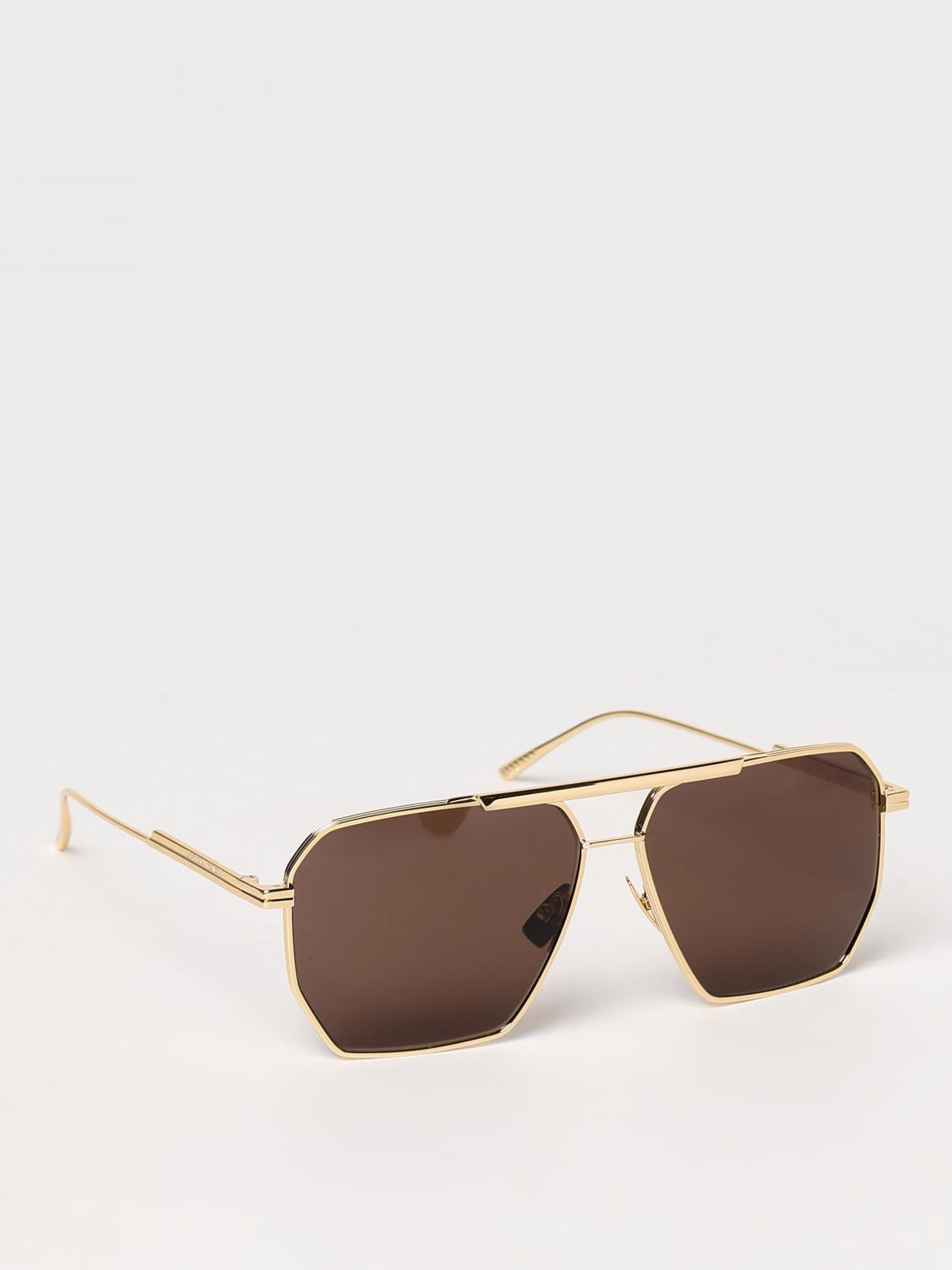 BOTTEGA VENETA SUNGLASSES: Sunglasses men Bottega Veneta, Gold - Img 1