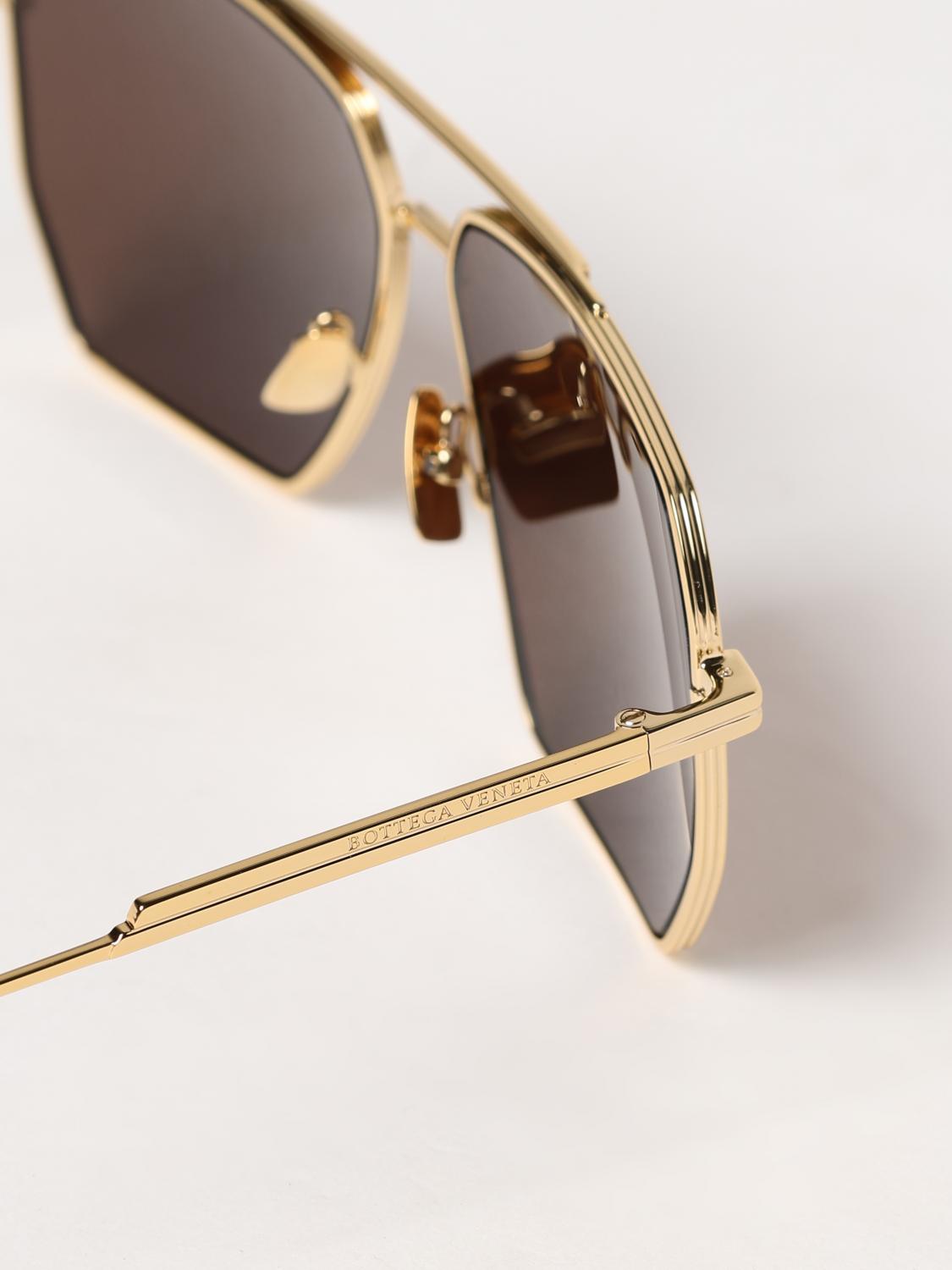 BOTTEGA VENETA SUNGLASSES: Sunglasses men Bottega Veneta, Gold - Img 4